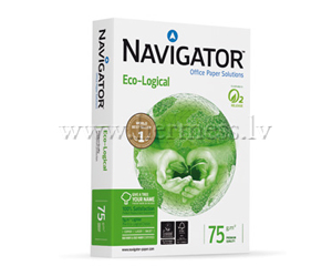 Augstas kvalittes biroja paprs, balts, Navigator Eco Logical, A4, 75 g/m